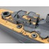1/700 German Bismarck Wooden Deck & Paint Masks w/Metal Chain for Flyhawk kits #FH1132S