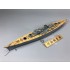1/700 German Bismarck Wooden Deck & Paint Masks w/Metal Chain for Flyhawk kits #FH1132S