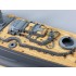 1/700 German Bismarck Wooden Deck & Paint Masks w/Metal Chain for Flyhawk kits #FH1132S