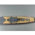1/700 Japanese Musashi Wooden Deck w/Metal Chain for Fujimi kits #460024