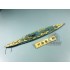 1/700 Japanese Kongo Battleship Wooden Deck w/Metal Chain for Fujimi kits #420172