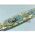 1/700 Japanese Kongo Battleship Wooden Deck w/Metal Chain for Fujimi kits #420172