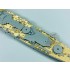 1/700 Japanese Kongo Battleship Wooden Deck w/Metal Chain for Fujimi kits #420172