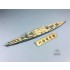 1/700 Japanese Kirishima Battleship Wooden Deck w/Metal Chain for Fujimi kits #420219