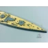 1/700 Japanese Kirishima Battleship Wooden Deck w/Metal Chain for Fujimi kits #420219