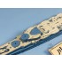 1/700 Japanese Kirishima Battleship Wooden Deck w/Metal Chain for Fujimi kits #420219