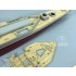1/700 HMS Hood Wooden Deck 1931 w/Metal Chain for Trumpeter kits #05741