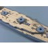 1/700 Japanese Fuso Battleship 1944 Wooden Deck for Aoshima kits #000977 w/Metal Chain PE