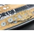 1/700 USS Colorado (BB-45) Battleship 1944 Wooden Deck w/Metal Chain for Trumpeter kit #05768