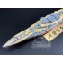 1/700 Japanese Battleship Hiei Wooden Deck w/Chains for Fujimi kit #460079