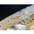 1/700 Battleship New Jersey Wooden Deck & Chains for Trumpeter kits #05702