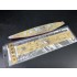 1/700 North Carolina-class Battleship Wooden Deck & Chains for Trumpeter kits #05734