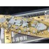 1/700 North Carolina-class Battleship Wooden Deck & Chains for Trumpeter kits #05734