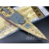 1/700 Japanese Navy Battleship Nagato Wooden Deck set for Fujimi #FJ 43064