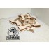 1/700 Bastion Fort Coastal Defence and Fortification Building (wood, 205mm x 188mm)