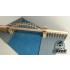 1/700 Cross-arch Bridge (base: 30 x 18 x 6.8cm, river width: 17.8cm, river surface to bridge bottom: 3.7cm)