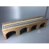 Stone Arch Bridge & Railway Tracks for 1/35 Tanks & 1/87 Trains (360mm x 100mm x 180mm)