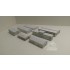 1/700 Port Factories Set A (7pcs)