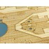 1/350 USS Missouri Detail Set: Wooden Deck, Metal Gun Barrel & 5 PE Sheets for Veryfire Model