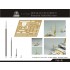 1/700 German Bismarck Metal Masts
