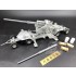 1/35 German 128mm FLAK40 Metal Gun Barrels w/Ammo Boxes & Fuel Drums for HobbyBoss #84545