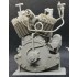 1/6 Harley Davidson Racer 4 valve Engine Resin kit
