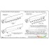 1/72 Tiger I Late Version Road Wheels Torque Arms for Revell kit