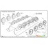 1/72 Panther Ausf.A/D Wheels Set for Revell kit 