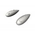 1/32 P-51D Mustang Metal Drop Tank with Jutting Filler Neck (2pcs) for Revell kit
