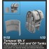 1/32 WWII Tempest Mk.V Fuselage Fuel and Oil Tanks for Special Hobby kits
