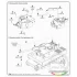 1/48 German Bergetiger Conversion Set for Tamiya kit