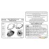 1/35 WWII British Desert Rats Helmets 6pcs