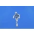 1/48 WWII German Motorcycle Rider (pushing his Machine) for Tamia BMW kit
