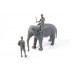 1/48 WWII RAF Mechanic in India+Elephant with Mahout (2 fig. + elephant)