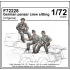 1/72 German Panzer crew sitting (3 figures)