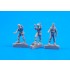 1/72 German A4/V2 missile launch platform Personnel, WW II (3 figures)