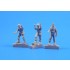 1/72 German A4/V2 missile launch platform Personnel, WW II (3 figures)
