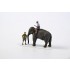 1/72 WWII RAF Mechanic in India + Elephant with Mahout (2 fig. + elephant)