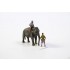 1/72 WWII RAF Mechanic in India + Elephant with Mahout (2 fig. + elephant)