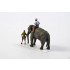 1/72 WWII RAF Mechanic in India + Elephant with Mahout (2 fig. + elephant)