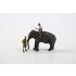 1/72 WWII RAF Mechanic in India + Elephant with Mahout (2 fig. + elephant)