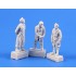 1/72 WWII German He 162 Pilots (3 figures w/Flying Suit/Breeches/Great Coat)