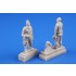 1/72 German ACE Fighter Pilot A. Galland and Mechanic (2 figures)