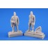 1/72 German ACE Fighter Pilot A. Galland and Mechanic (2 figures)