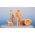 1/72 Tempest Pilot, Dog and Mechanic with Accumulator Trolley