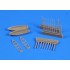 1/200 8 m Cutter (2pcs) with Paddles for Trumpeter kits