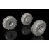 1/72 P-40 Wheels Diamond Tread for Special Hobby kits