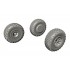 1/72 P-40 Wheels Diamond and Hole Tread for Special Hobby kit