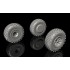 1/72 P-40 Wheels Diamond and Hole Tread for Special Hobby kit