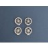 1/35 Canadian Armoured Car resin Wheels for Copper State kit